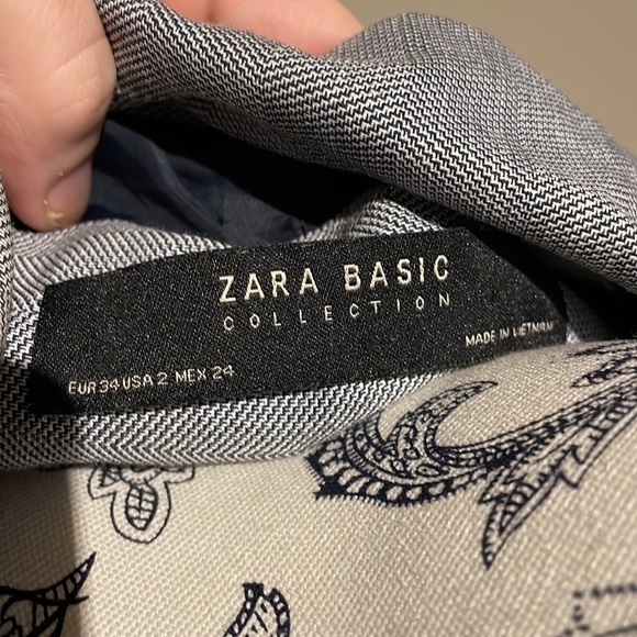 Zara grey blazer AU 8 equivalent - Picture 3 of 3